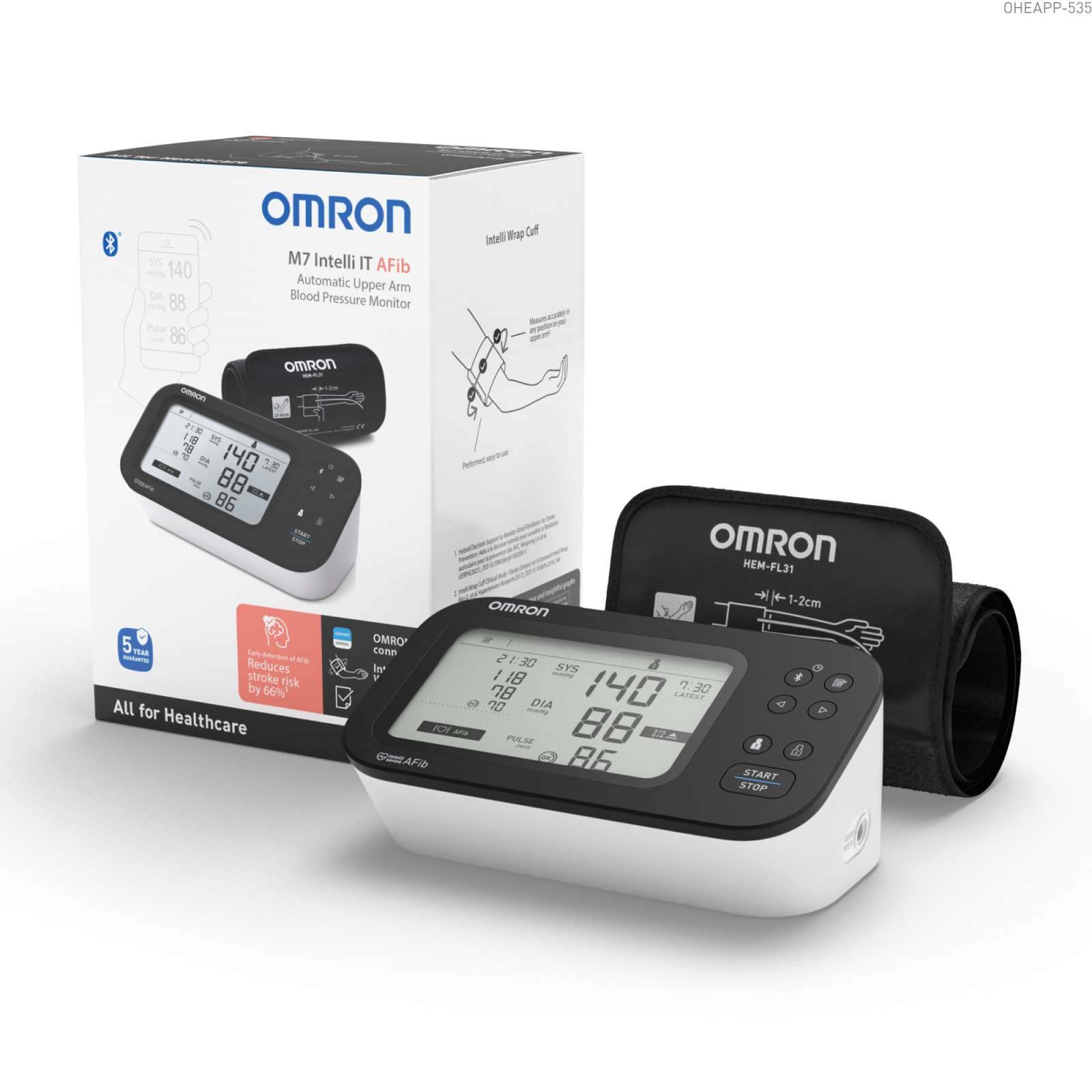 Omron M7 tansiyon aleti ürün görseli